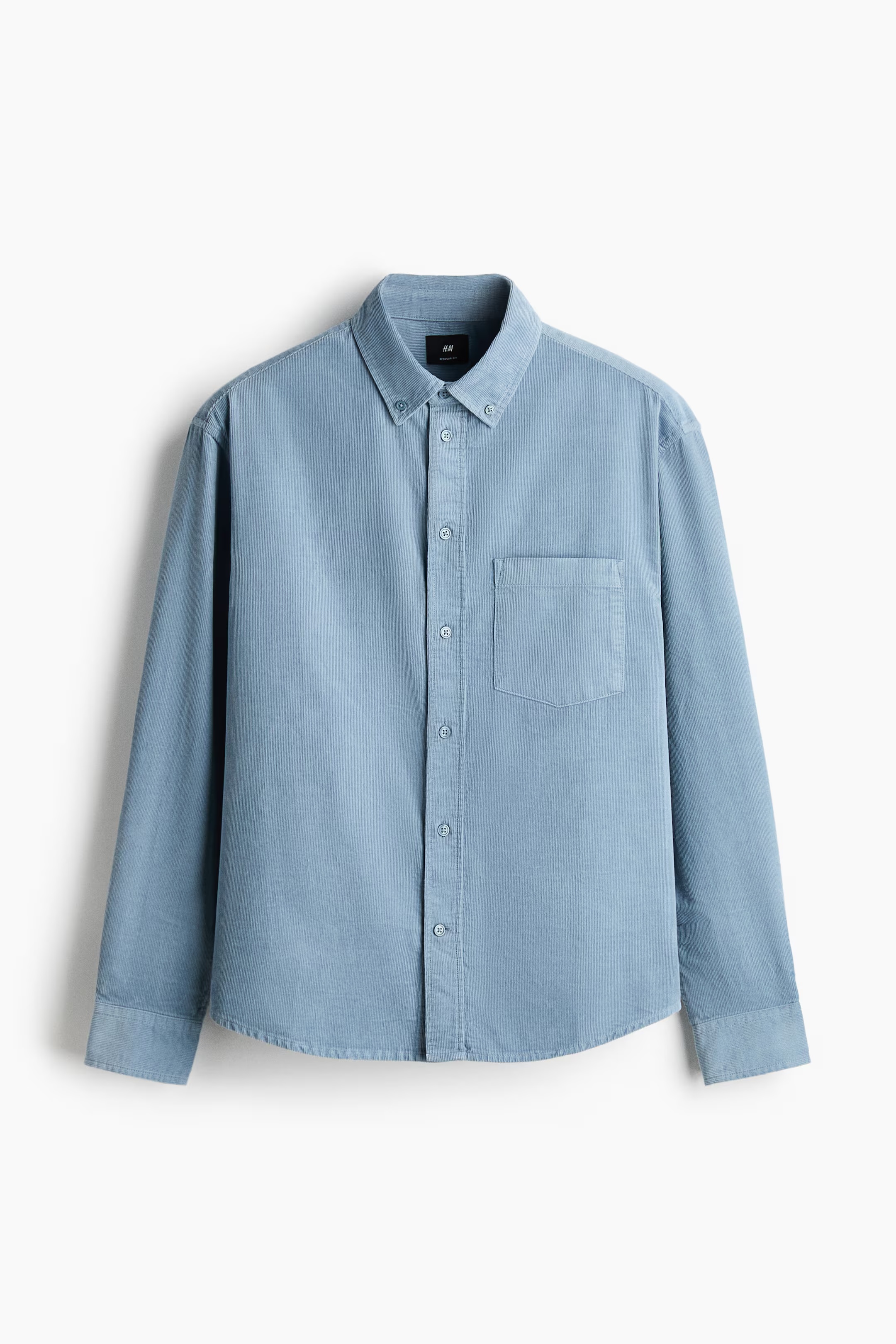 regular fit corduroy shirt